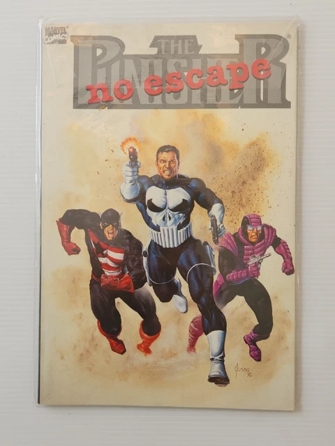 PUNISHER NO ESCAPE ONE SHOT TPB 1990 Marvel Comics Jusko