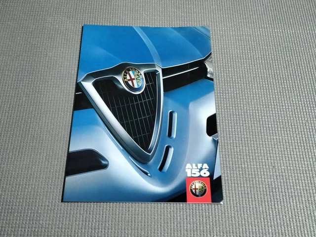 Alfa Romeo 156 Catalog Italian Original Left Hand Drive Model