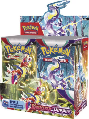 Pokemon Karmesin & Purpur 36 Booster Display NEU & OVP KP01 36er Box