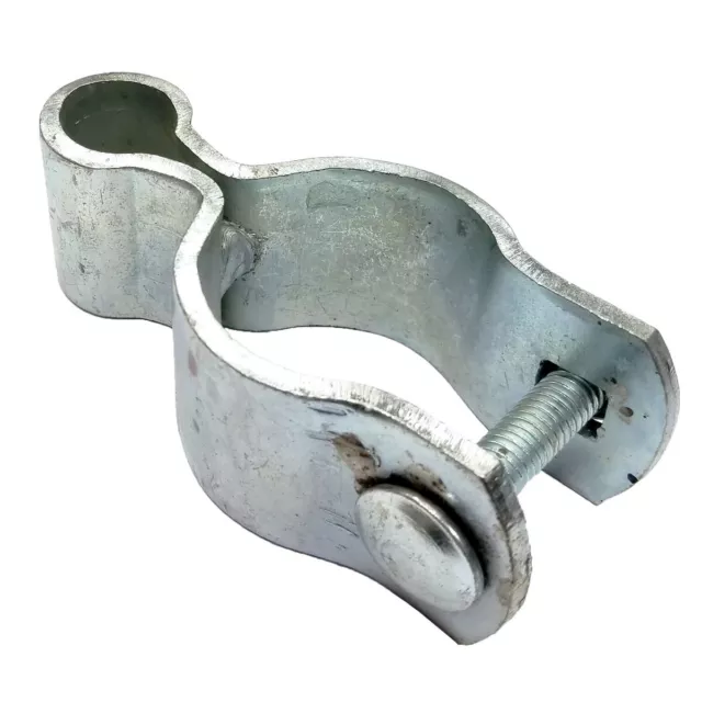 3/4" x 1 3/4" Heavy Duty Female Gate Post Round Hinge Bolt-on Zinc Plated