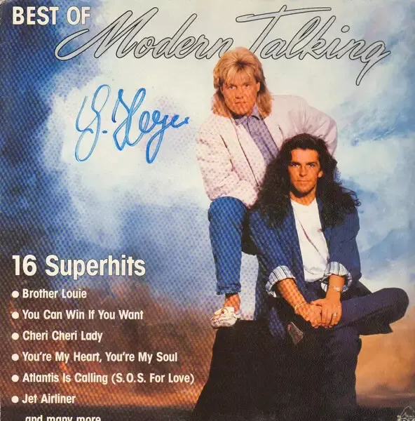 Modern Talking Best Of NEAR MINT dino music Vinyl LP