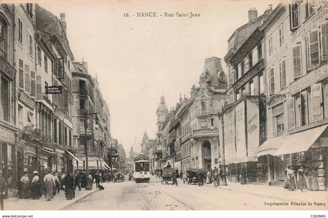 54 - NANCY - S01316 - Rue Saint Jean - Commerces - Tramway Raoul - Reynaud
