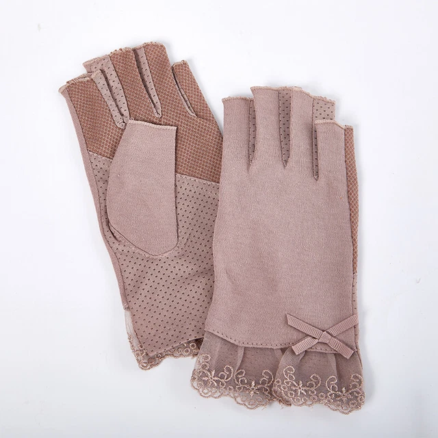 1Pair Anti UV Gloves Shield Glove Fingerless Manicure Nail Art Tools For LED EI