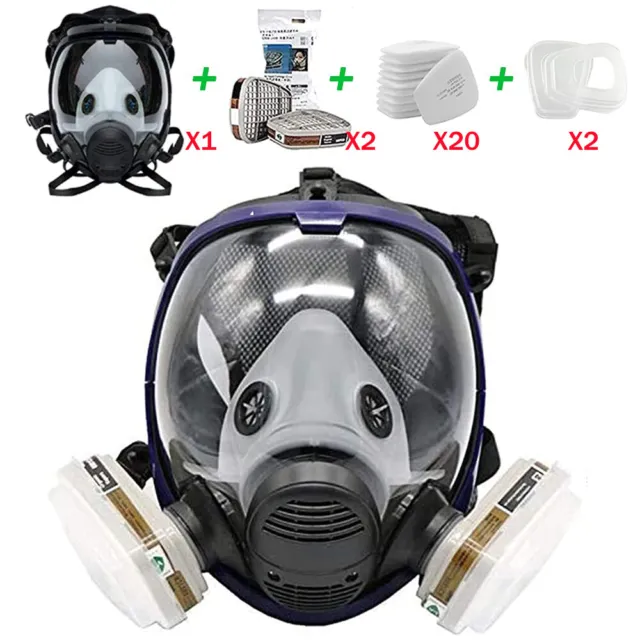25 in1 Suit Painting Spray Same For 6800 Gas Mask Full Face Facepiece Respirator