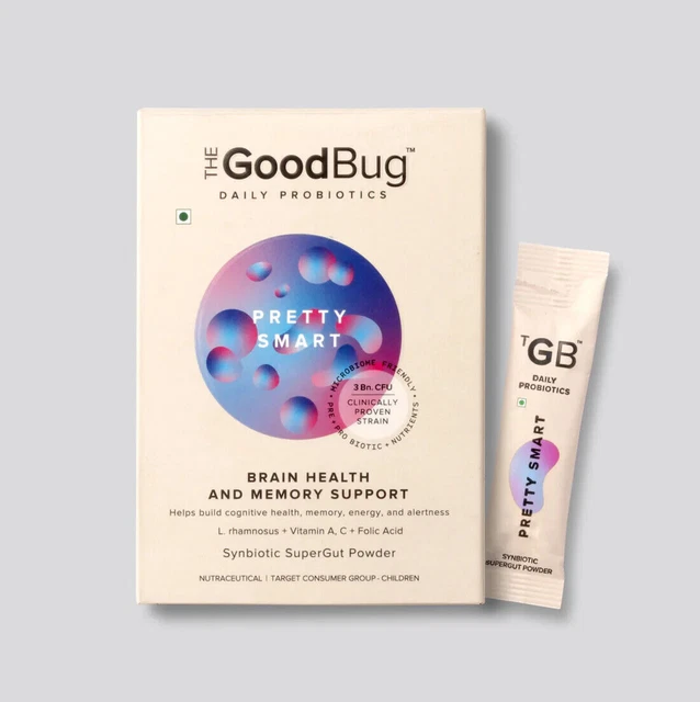 Good Bug Daily Probiotics Pretty Smart Brain Health & Memory Support Powder