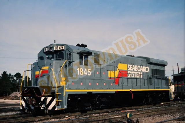 Vtg 1983 Train Slide 1845 Seaboard Line Engine Baldwin FL X8G146