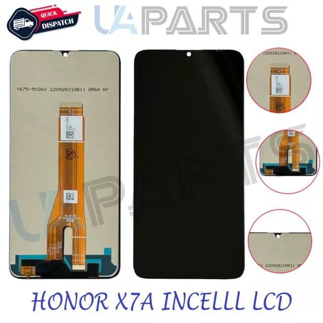 For HUAWEI HONOR X7A 6.75" Touch Screen Digitizer LCD Display Replacement Black