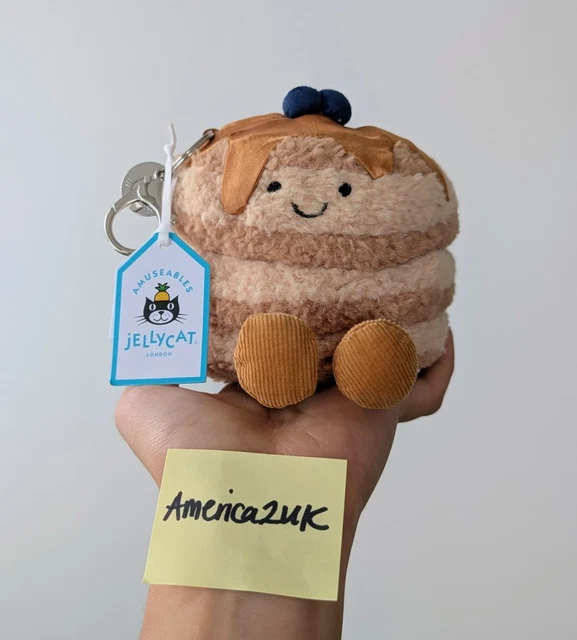 JELLYCAT FRAN PANCAKE Bag Charm Limited Edition New York FAO