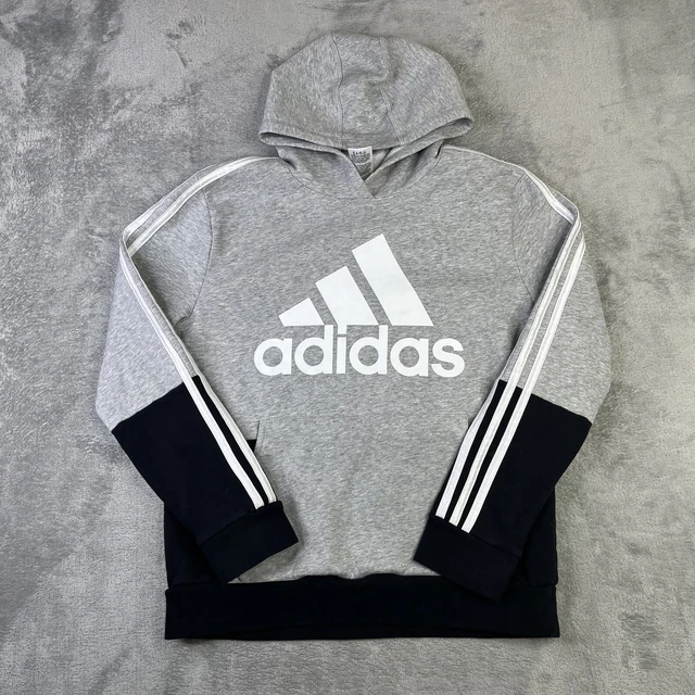 Adidas Hoodie Boys Youth Large 14/16 Sweatshirt Long Sleeve