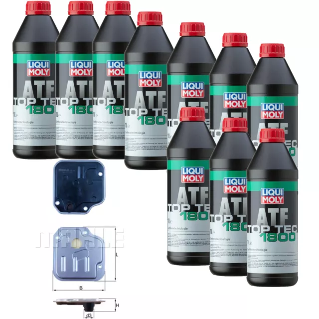 Liqui Moly Top Tec Atf 1800 10L Mahle Filtre à Huile de Transmission pour Kia