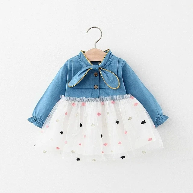 Vestito da Principessa Neonato Autunno Bambine Primo Anno Festa di Compleanno