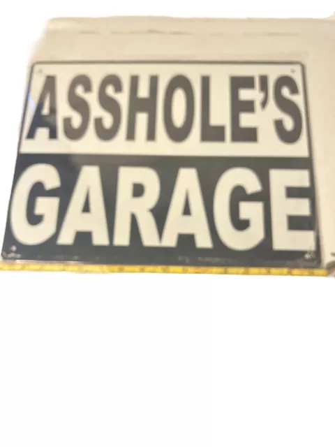 New Metal Sign Funny Garage 12x16 Huge Sale