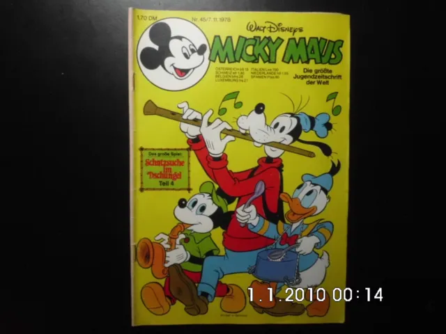 Walt Disneys Micky Maus - Heft 45 von 1978