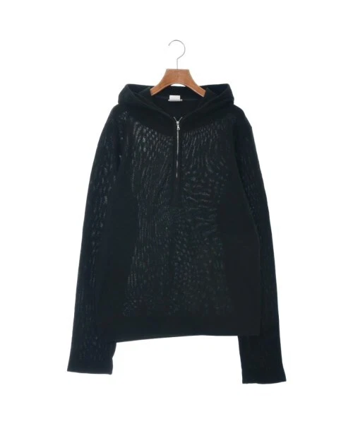 DRIES VAN NOTEN Felpa con cappuccio nera M 2200309739092