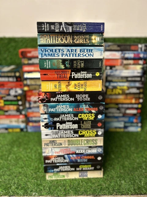 James Patterson Paperback Book Bundle x16-Job Lot-Bulk-Crime-Alex Cross Series
