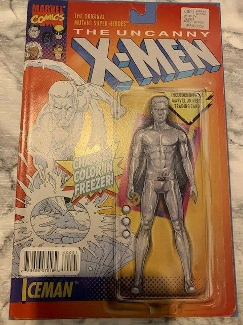 Uncanny X-Men 600 1 Christopher Iceman Action Figure variant 2015 Hot 1 st Print