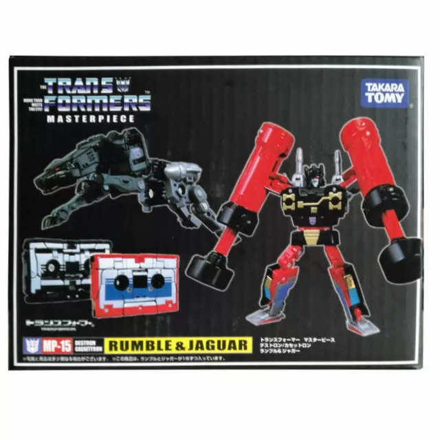 KO Toy Transformers Masterpiece MP-15 RUMBLE & JAGUAR CASSETTES Action Figure