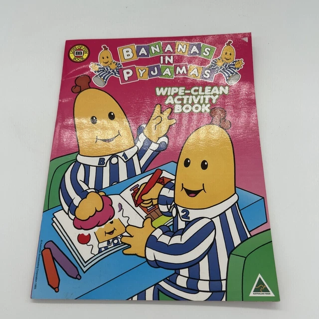 BANANAS IN PYJAMAS WipeClean Activity Book VGC 1996 ABC 25.00