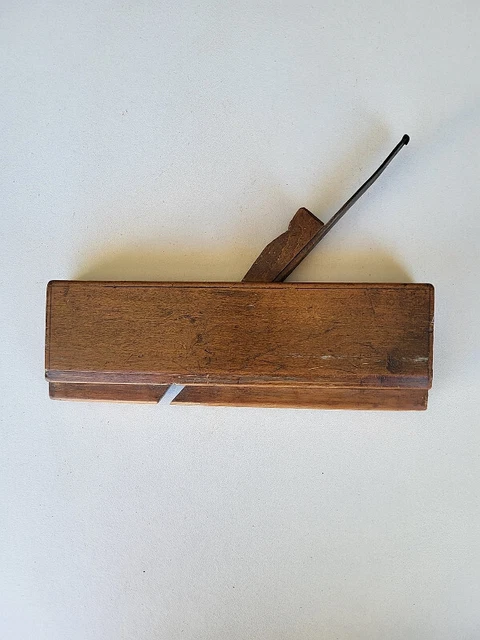 Lime Rabot à Bois Ancienne - Outil D'atelier France - Lame Acier Manche Bois