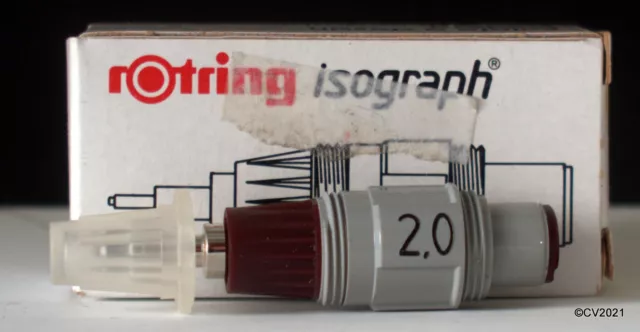 Rotring 751 200 isograph m 2,00 mm - Zeichenkegel / replacement nib - NOS