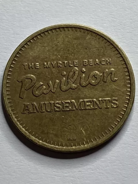 The Myrtle Beach Pavilion Amusements Arcade Game Token 24mm #rm1