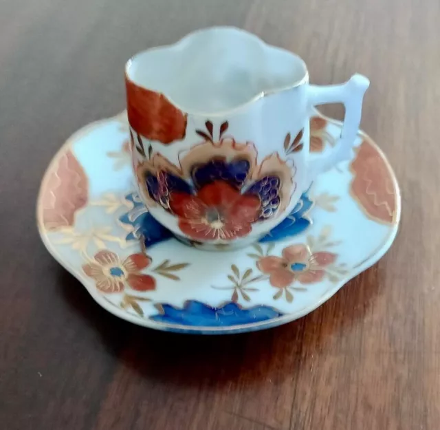 Miniature Tea Cup And Saucer. Easton Superman.