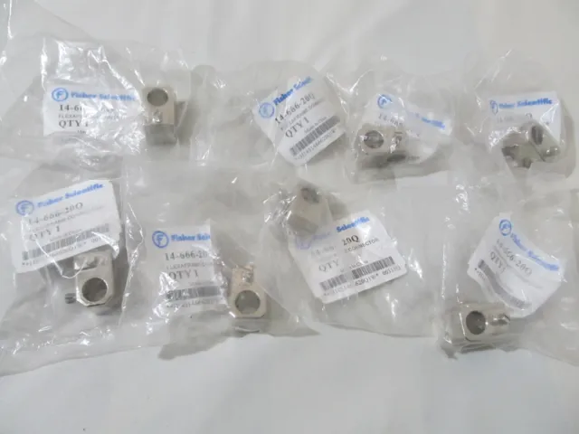 8X Fisher Scientific Flexaframe Connector for Rod Ends 14-666-20Q