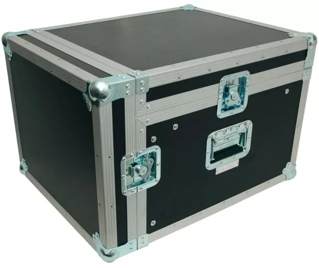 7/12 HE Kombicase Winkelrack PROFI Mixercase L- DJ- Rack Discocase Flight Case