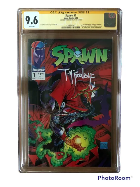 Spawn #1 - CGC 9.6 NM+ WP SS -  1X Todd Mcfarlane - 1st App. Spawn