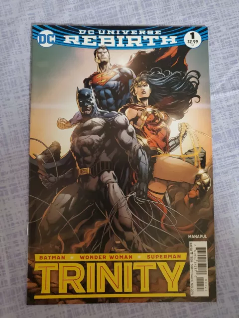 Trinity #1 DC Rebirth 2016 VF/NM  Batman,Superman,Wonder woman