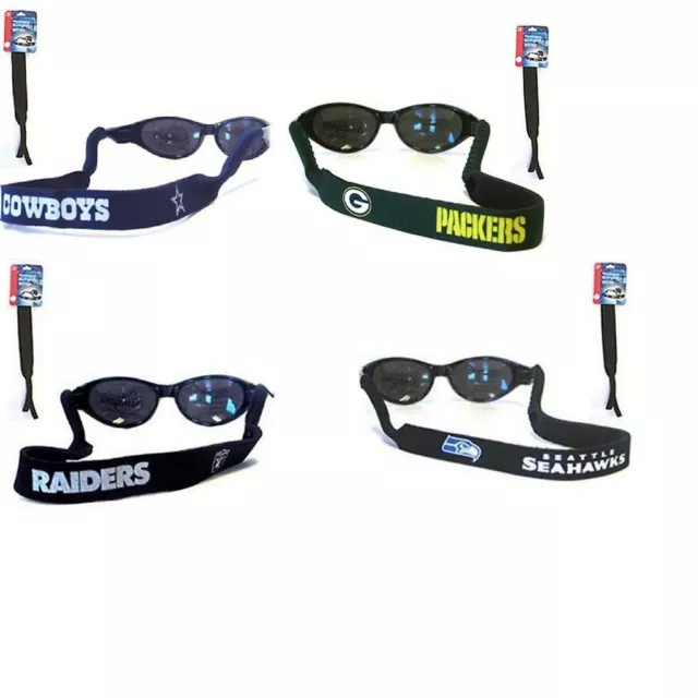 NFL Neoprene Sunglasses Straps Croakies Team Logo - Pick Your Team