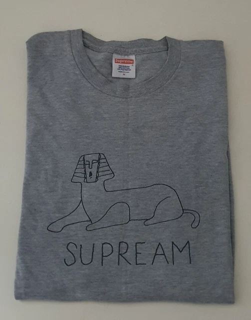Rare SS13 Supreme Gonz Sphinx tee heather grey T-shirt M medium vintage 2013
