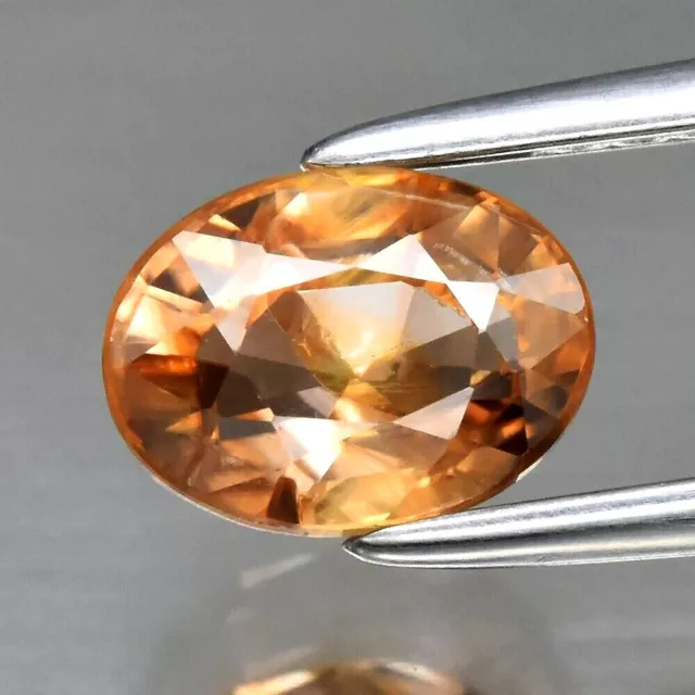 RARE ★★  ZIRCON CHAMPAGNE DE TANZANIE : 1,19 CARAT ★★ P392.135t