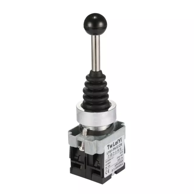 Monocouche contacteur Joystick 2 axes Verrou 2NO 150/250/600V 15/10/4A