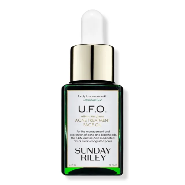 Sunday Riley UFO Ultra Clarifying Acne Treatment Face Oil 0.5oz NEW IN BOX