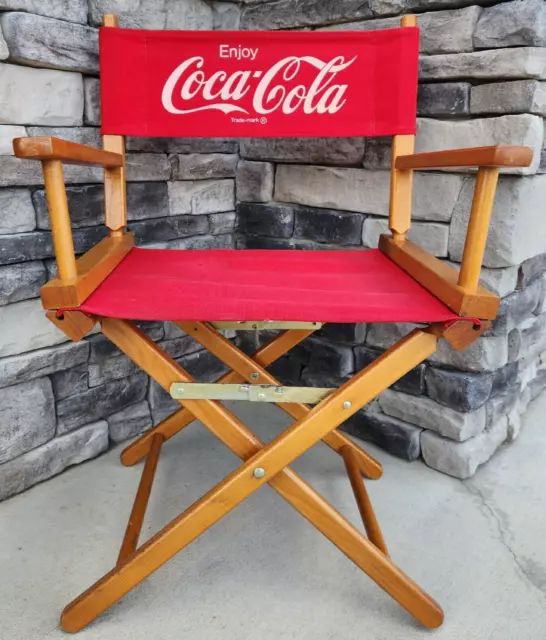 Vintage Coca-Cola Chair Seat Cushion Red Blow Up Inflatable Waffle