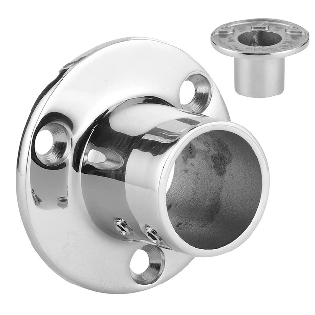 Lot De 4 Embouts Bimini En Acier Inoxydable 316 - Pour Tube Rond 7/8" Et 1" - Pour Bateau, Kayak, Pêche - 4