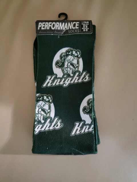 1 Pair Size sm Performance Socks With Knights Logo