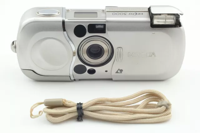 《 Near MINT 》 MINOLTA Vectis 3000 Compact APS Film Camera Slide Open From Japan