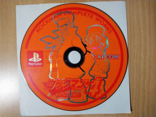 PS1 Rockman 4 (IV) : Aratanaru Yabou!! (disc) (Japan Ver.) MEGA MAN PLAYSTATION