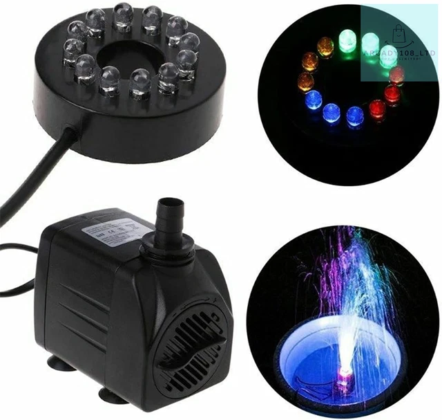 Electric Water Aquarium Feature Pump Submersible Water Pumps 800L/H Ultra-Quiet 3