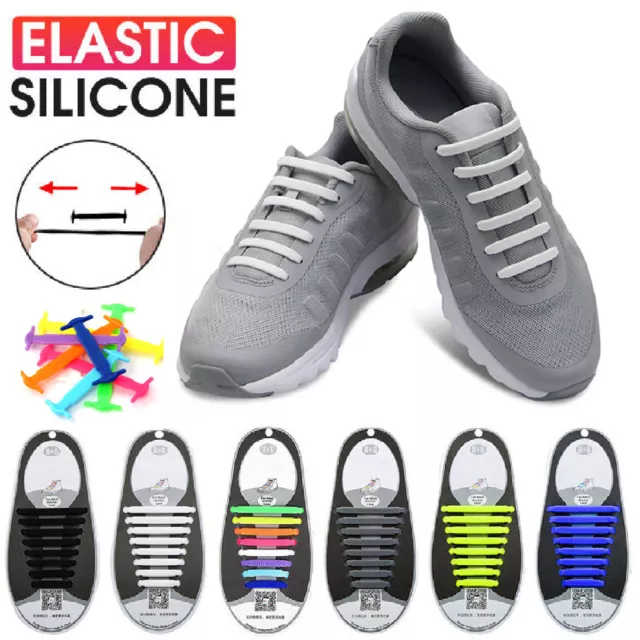 Easy Lazy Shoe Laces No Tie Elastic Shoe Laces Silicone Shoe Laces Kids Unisex