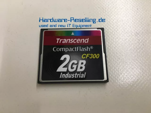 Transcend Compacto Flash Tarjeta de Memoria CF300 2GB Industrial TS2GCF300 SLC