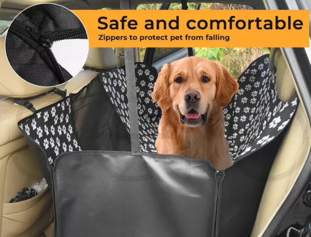 Car Rear Seat Cover Pet Back Nonslip Dog  Auto Protector Waterproof Hammock 3