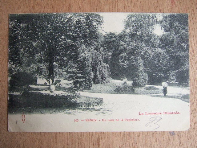 Cpa Nancy (54) One Corner Of The Nursery. La Lorraine Illustree. Travel Timbree