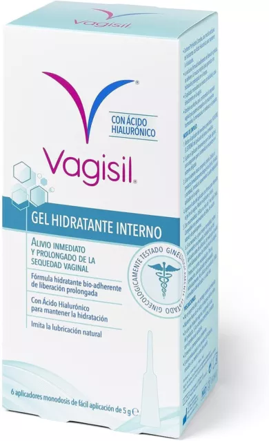 Vagisil - Gel Hidratante Vaginal Interno En Monodosis Con Ácido Hialurónico 30gr