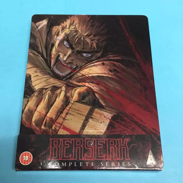 Berserk 1997 COMPLETE Series 3x Bluray Set Region Free Dual Audio