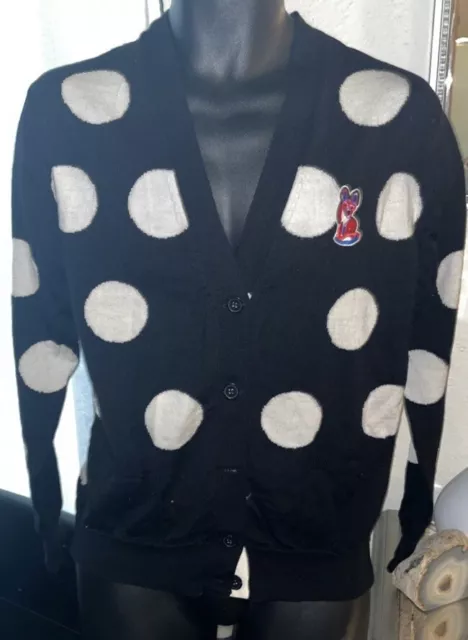 MAISON KITSUNÉ Polka-Dot Knit Cardigan