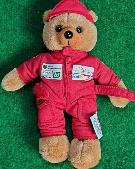 Teddy Michael Schumacher Collection ca. 20cm Plüsch Bär Vintage PPM Rennfahrer