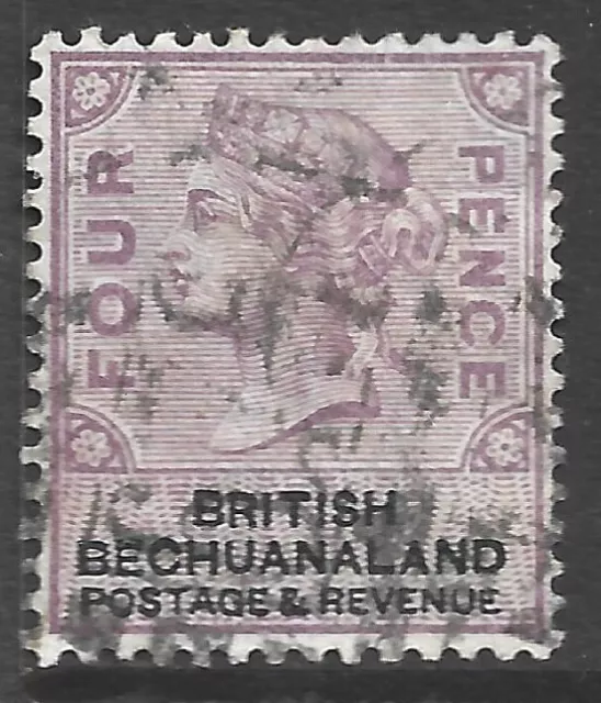 Bechuanaland, Scott #14, 4p Queen Victoria, Used